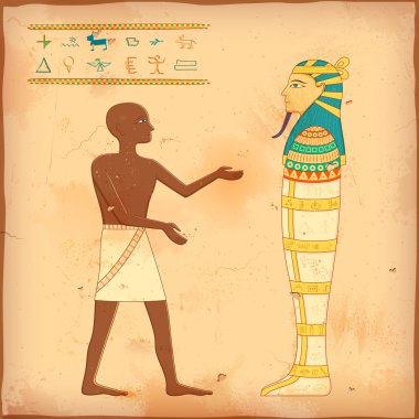 İnsan Mısır sanatı