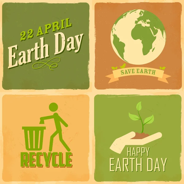 Earth Day background — Stock Vector