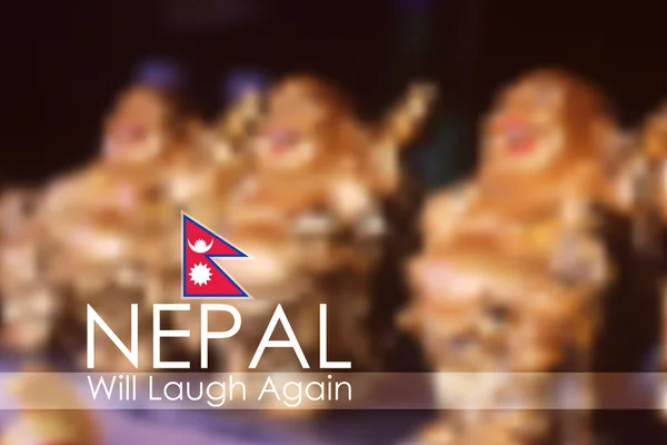 Séisme au Népal 2015 aide — Image vectorielle