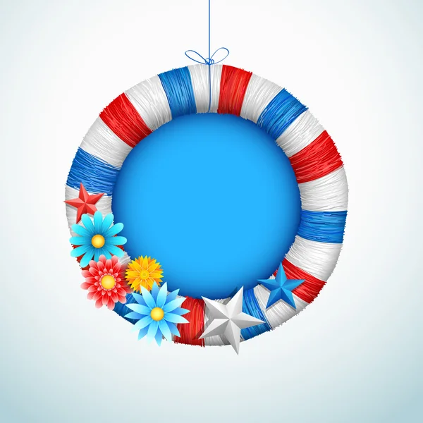 4 juillet Joyeuse fête de l'indépendance Amérique — Image vectorielle