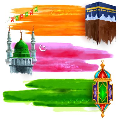 Eid Mubarak satış ve promosyon afiş teklif