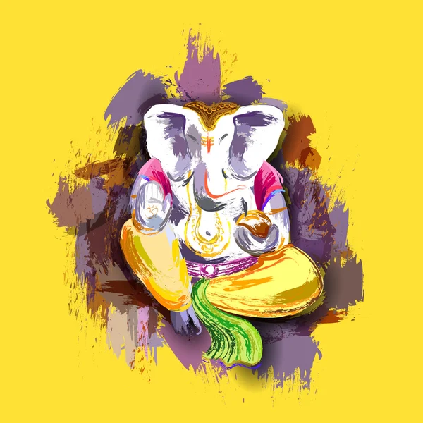 Happy ganesh chaturthi Vector Art Stock Images | Depositphotos