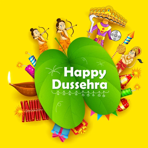 Happy dussehra Vector Art Stock Images | Depositphotos