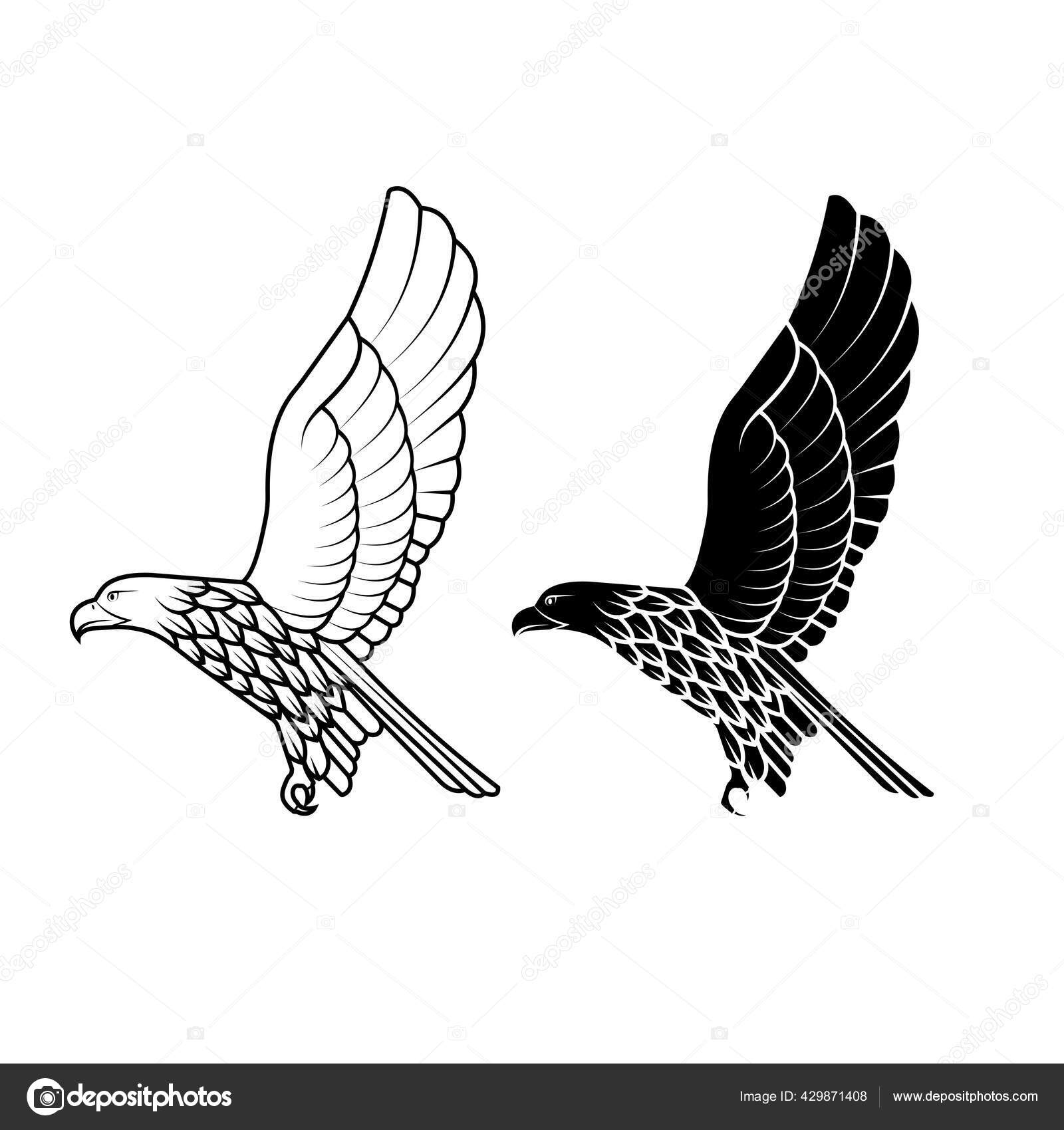 獲物のイラストの鳥のシルエットです ストックベクター C Matc 獲物のイラストの鳥のシルエットです ストックベクター C Matc