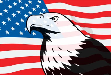 Kel kartal sembolü Kuzey Amerika