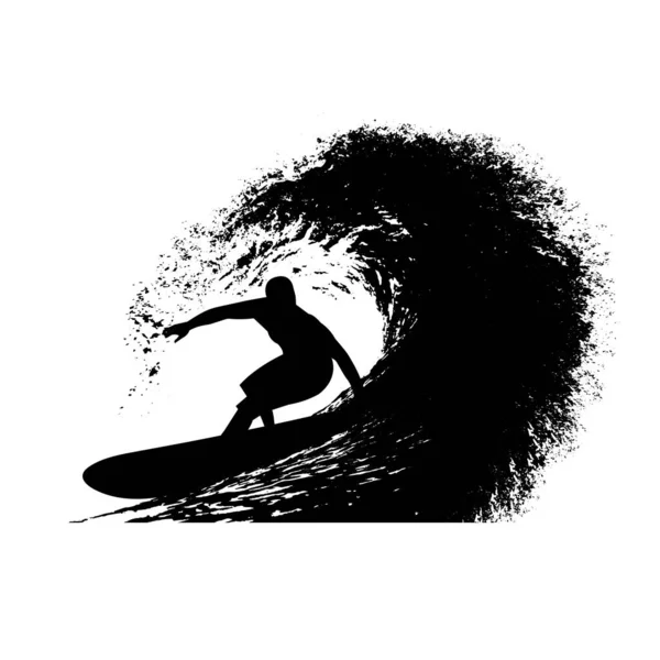 Серфер Хвилі Векторні Ілюстрації — стоковий вектор
