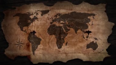 Trafik akışı üzerinde eski Mali Haritası