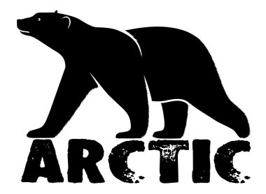 Polar bear symbol Arctic