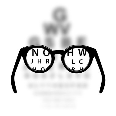 Optometry medical background clipart
