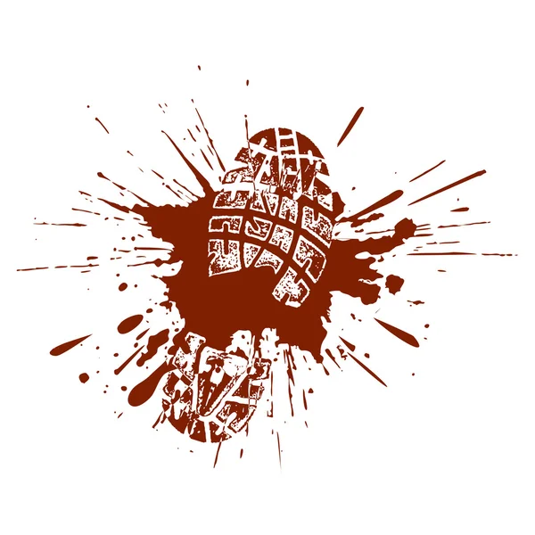 Ayakkabı grunge tarzı bir havuzda yazdırma