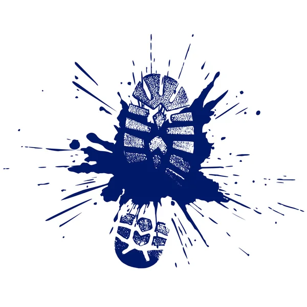 Ayakkabı grunge tarzı bir havuzda yazdırma