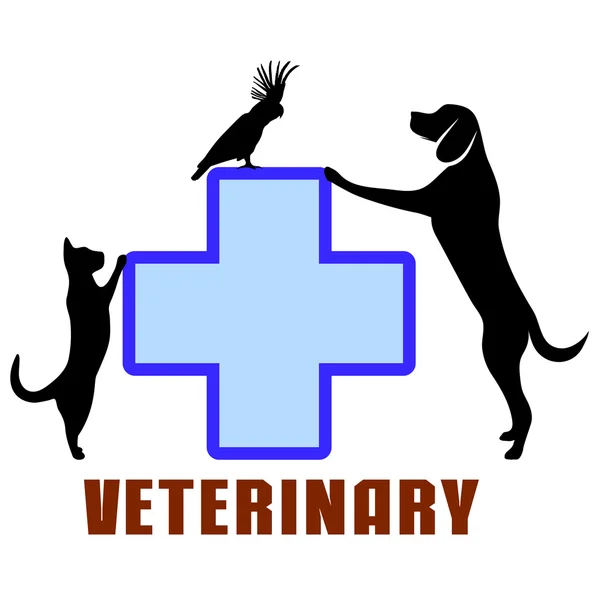 Символ ветеринарной медицины — стоковый вектор