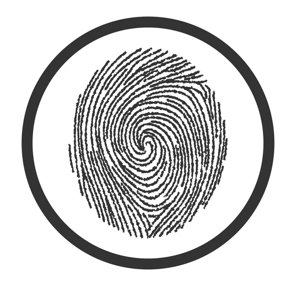 Fingerprint Scan — Stock vektor