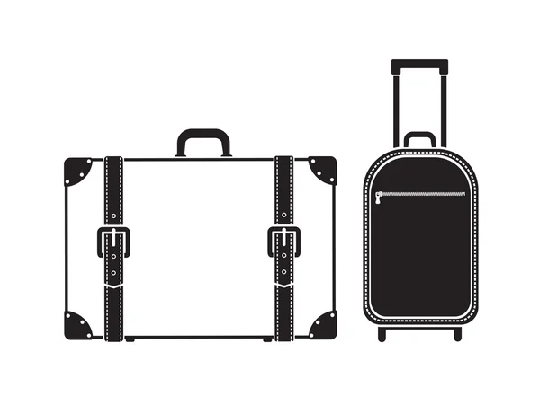 Koffers voor reizen — Stockvector
