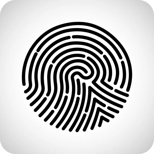 Fingerprint Scan — Stock vektor