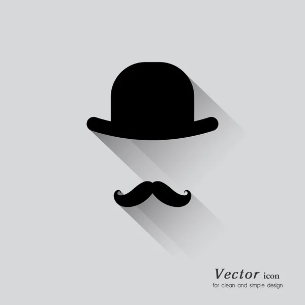 Icône gentleman — Image vectorielle
