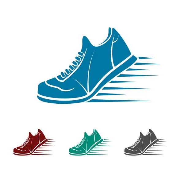 Icon sports shoes — Stock Vector