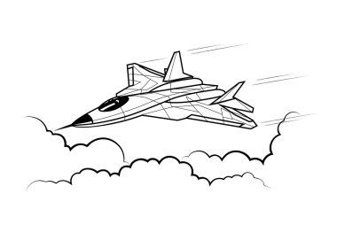 gökyüzünde saldıran avcı