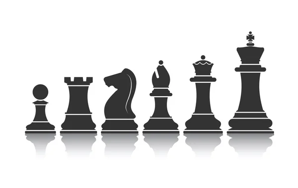 Icono de ajedrez vector — Vector de stock