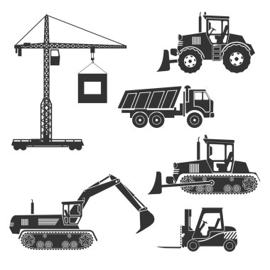 İnşaat ekipmanları, bir simge