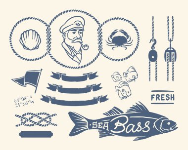 Vintage deniz set