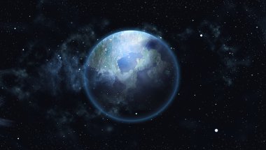 Soyutlama alanı arka plan tasarımı için. Mistik ışık