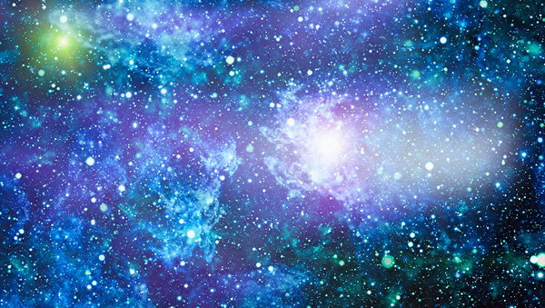 Abstraction space background for design. Mystical light