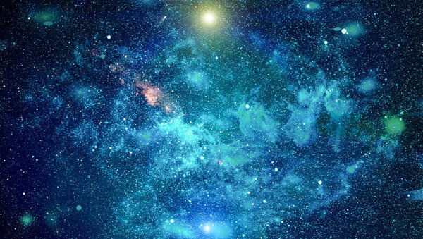 Abstraction space background for design. Mystical light