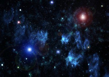 Soyutlama alanı arka plan tasarımı için. Mistik ışık