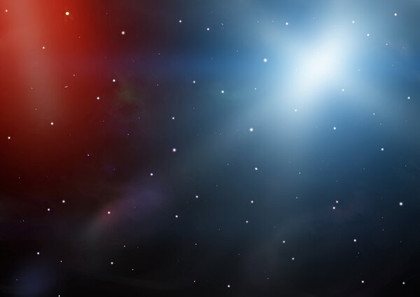 Abstraction space background for design. Mystical light