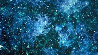 Derin uzay. Yüksek çözünürlüklü yıldız alanı arka plan 