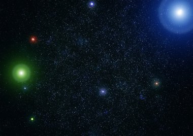 Soyutlama alanı arka plan tasarımı için. Mistik ışık