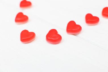 Şeker kalplerin arka plan