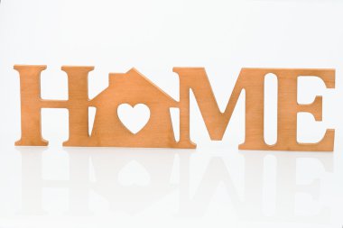 Yazıt ev beyaz arka plan