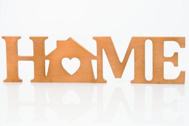 Yazıt ev beyaz arka plan