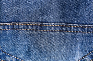 Dikişli kot pantolon deseni