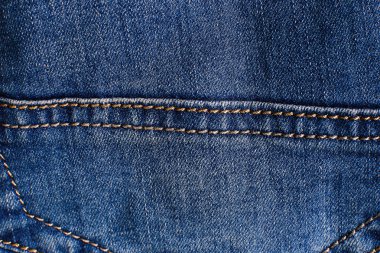 Dikişli kot pantolon deseni