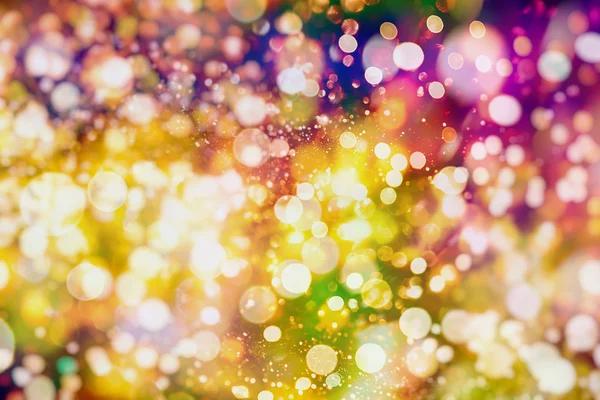 Astratto sfondo festivo. Luci vintage glitter sfondo con luci sfocate . — Foto Stock