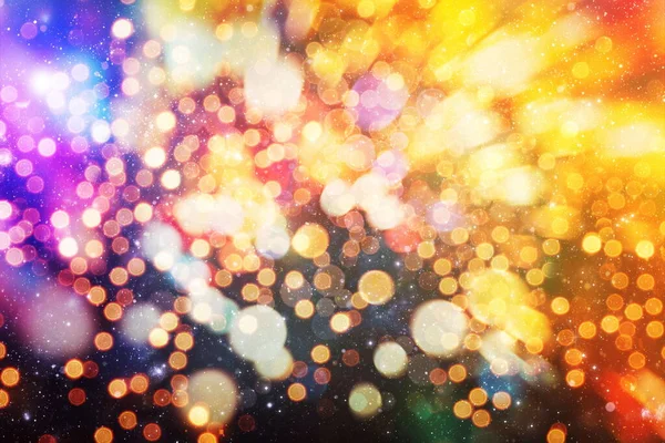 Χριστουγεννιάτικα Φώτα Gold Holiday New Year Αφηρημένη Glitter Defocused Φόντο — Φωτογραφία Αρχείου