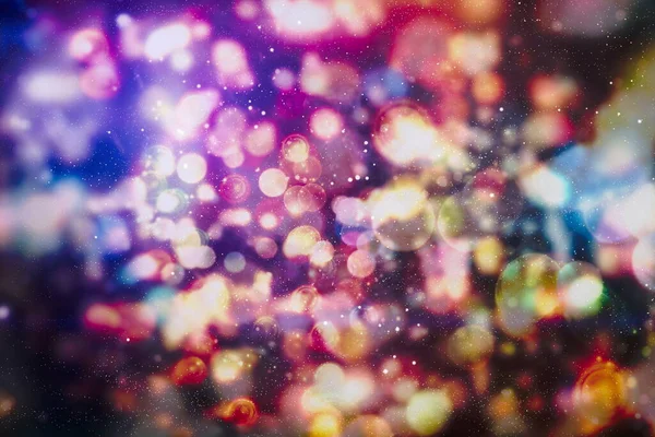 クリスマスライト Gold Holiday New Year Abstract Glitter Defocused Background Blinking — ストック写真