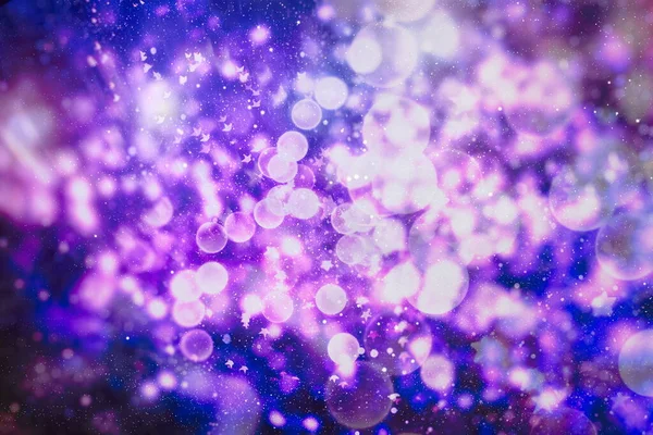 Luzes Natal Férias Ouro Ano Novo Abstrato Glitter Desfocado Fundo — Fotografia de Stock