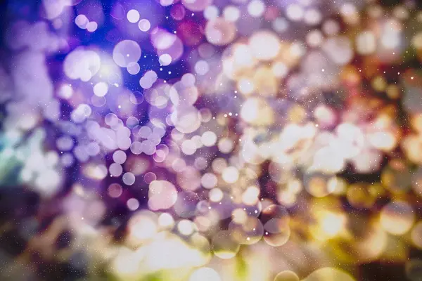 クリスマスライト Gold Holiday New Year Abstract Glitter Defocused Background Blinking — ストック写真