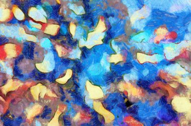 yanıp sönen yıldızlı büyülü tatil arkaplanı .