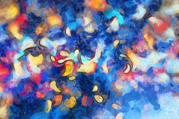 背景のための抽象的なカラフルな水彩画 カラーフィルターの質感 — ストック写真
