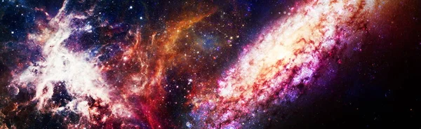 Starfield Stardust Nebula Space Galaxy Creative Background Collage Space Science — ストック写真