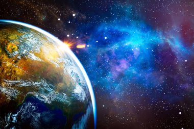 Yüksek çözünürlüklü bilim kurgu fantezisi duvar kağıdı için idealdir. Bu görüntünün elementleri NASA tarafından desteklenmektedir