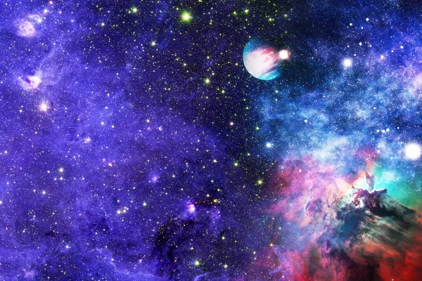 Nebula Galaxies Space Planet Galaxy Elements Image Furnished Nasa — Stock Photo, Image