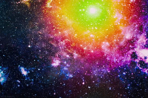 Nebulosa Och Galaxer Rummet Planet Och Galaxen Delar Denna Bild — Stockfoto