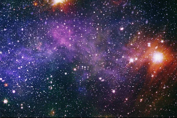 Csillagokkal Ködökkel Galaxissal Teli Univerzum Sci Művészet Kép Elemeit Nasa — Stock Fotó
