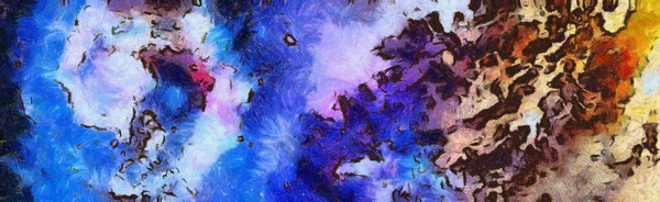 Abstract Kleurrijke Aquarel Voor Achtergrond Ruimte Met Hand Geschilderde Aquarel — Stockfoto